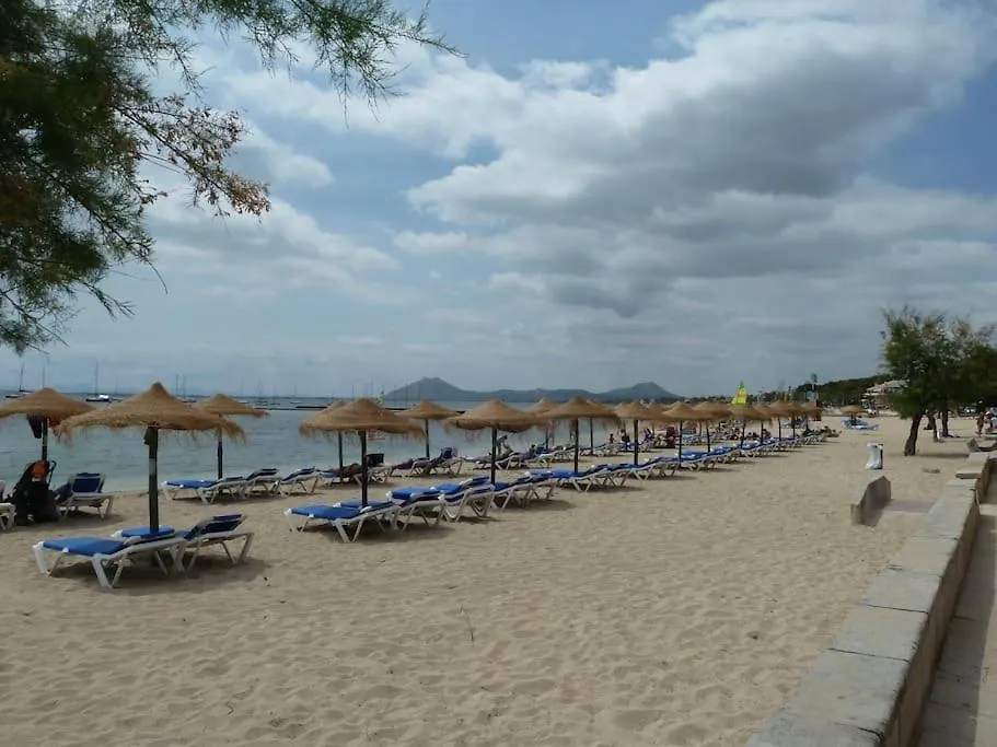 Apartamento Pollentiamar Con Piscina Y A 90M De La Playa Pollença Appartamento